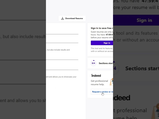 Free Resume making