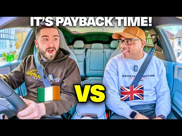 🇮🇪 Irish Instructor Takes a UK Driving Test… It's a TOTAL Shock!