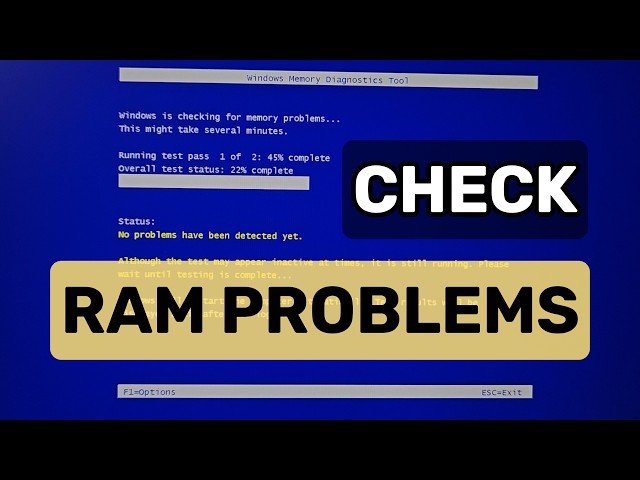 Check Your RAM for Problems in Windows 10 & 11 | Windows Memory Diagnostic