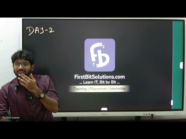 Python Full Stack Data Science & Analytics | Day 2 | 26 August 2026 Batch | FirstBit Solutions