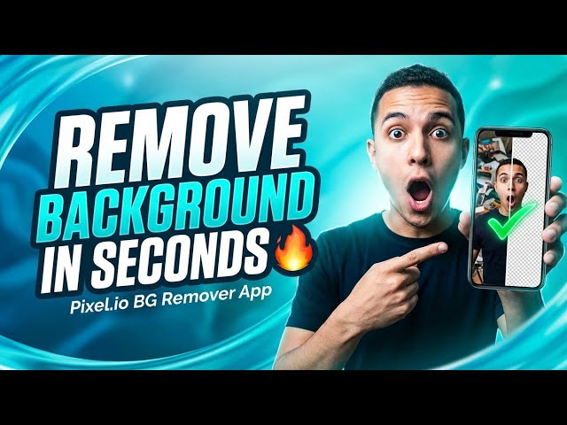 Remove Image Background in Seconds 🔥 | Pixel.io BG Remover App