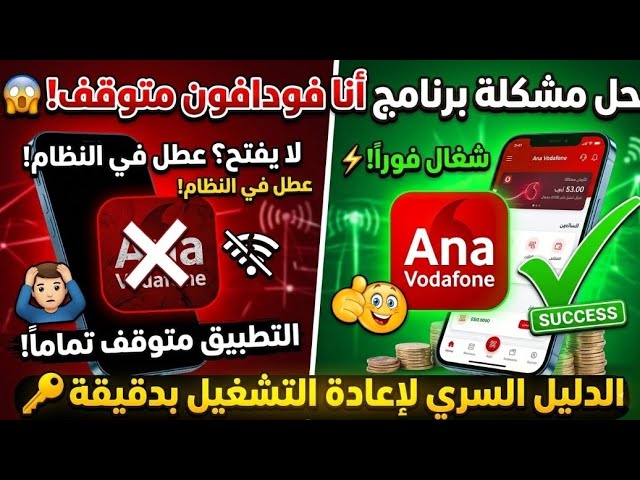 If the Ana Vodafone app isn't working for you.. stop immediately and watch this magic solution! 📱✨