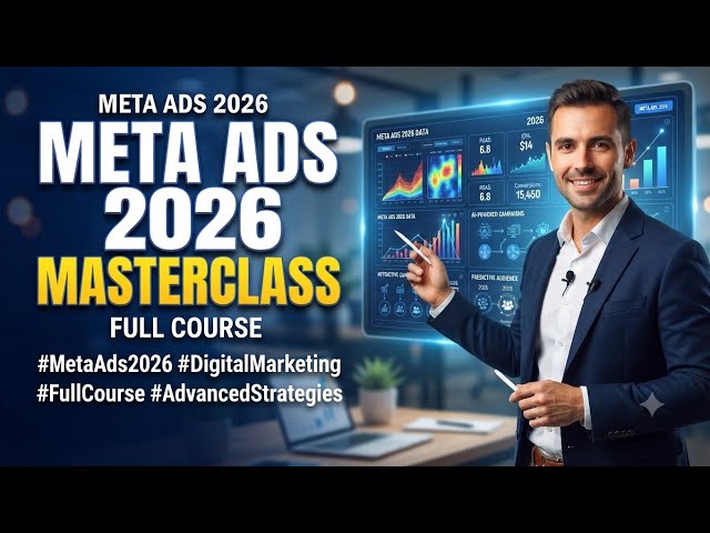 Meta Ads Full Course 2026 | Beginner to Advanced Facebook Ads Tutorial (Masterclass)