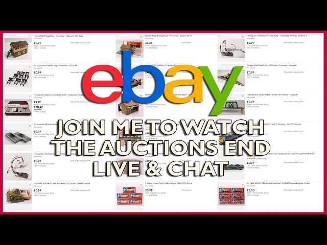 Little Wicket Railway LIVE - Watch the eBay Auctions End - Uncle Nick's Model Railway Valuation