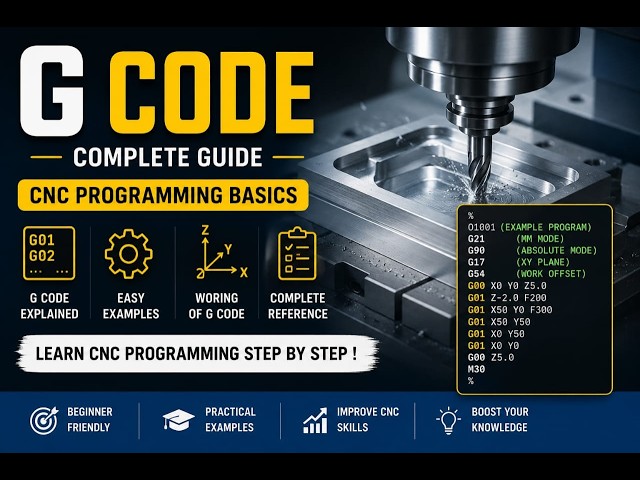VMC G Code Full Tutorial For Beginners