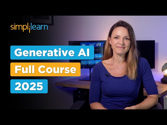 Generative AI Full Course 2026 | Gen AI Tutorial For Beginners | Generative AI Course | Simplilearn