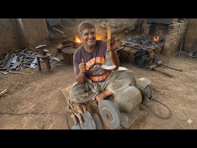 Car Leaf Spring Scrap to Powerful Ramba 🔥⚒️ | Blacksmith Masterpiece