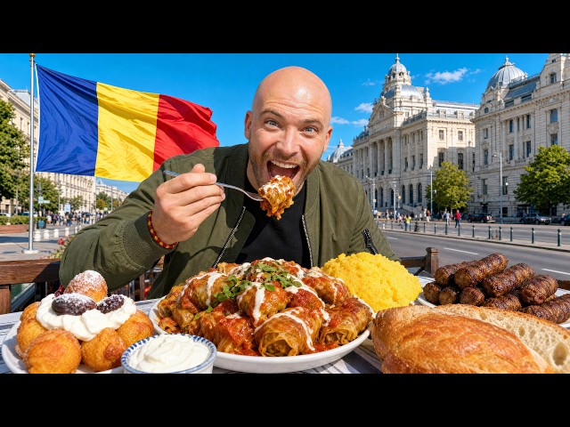 Bucharest Food Marathon!! Ultimate Romanian Food Tour!! 🇷🇴