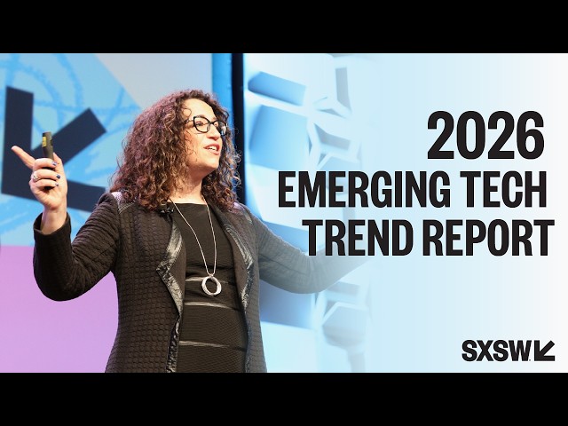Amy Webb Launches 2026 Emerging Tech Trend Report