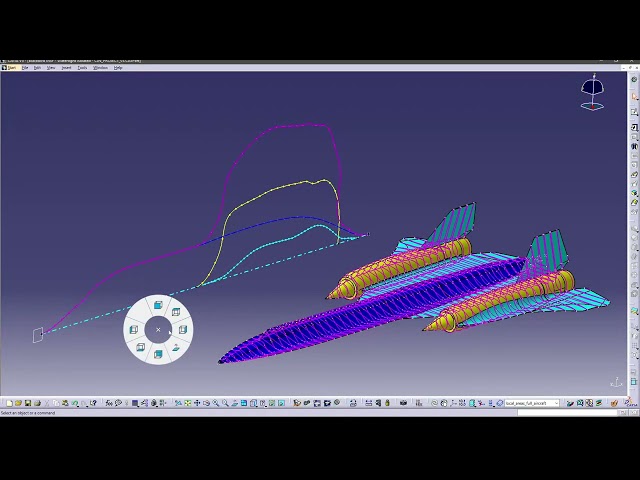 Automatic area rule calculator in CATIA using Python scripts (PyCATIA)