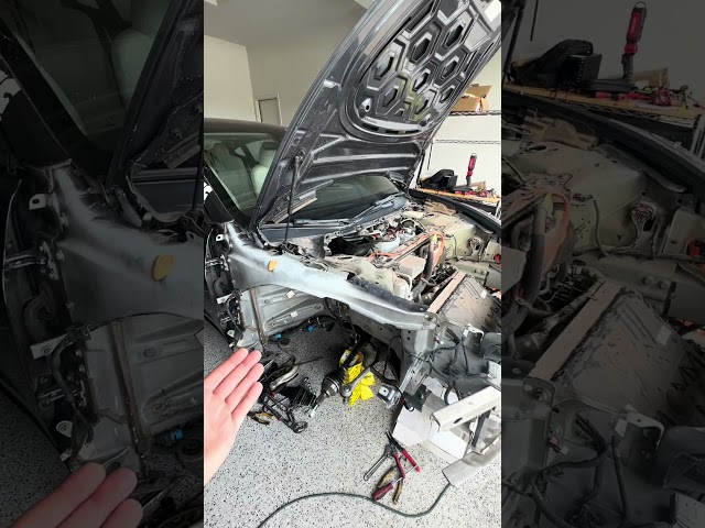 #tesla #wrecked #copart #rebuild #salvage #diy #ev #teslamodel3