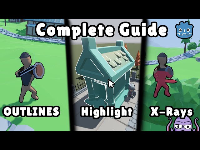 How to make and use Outlines in 3D | Godot