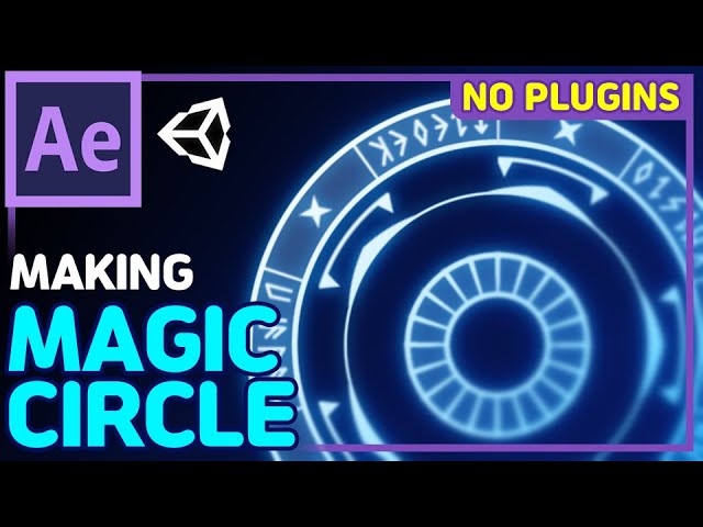 Game VFX Tutorial - Magic Circle with AfterEffects [For Unity / No Plugins / Eng&Kor Sub]