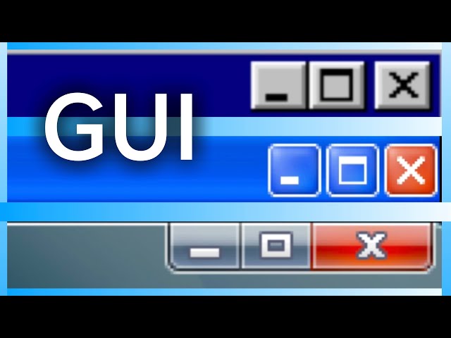Windows GUI Evolution (1.0 -  11 + Betas)