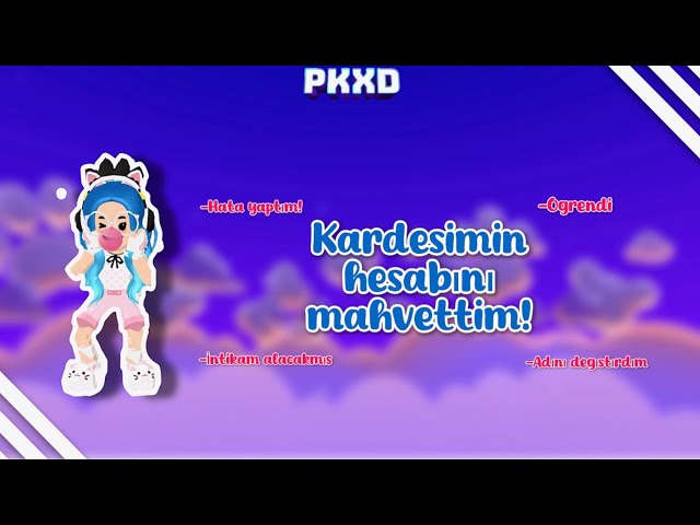 KARDEŞİMİN HESABINI MAHVETTİM!?😭|#pkxd #anasayfa #pkxdturkiye 