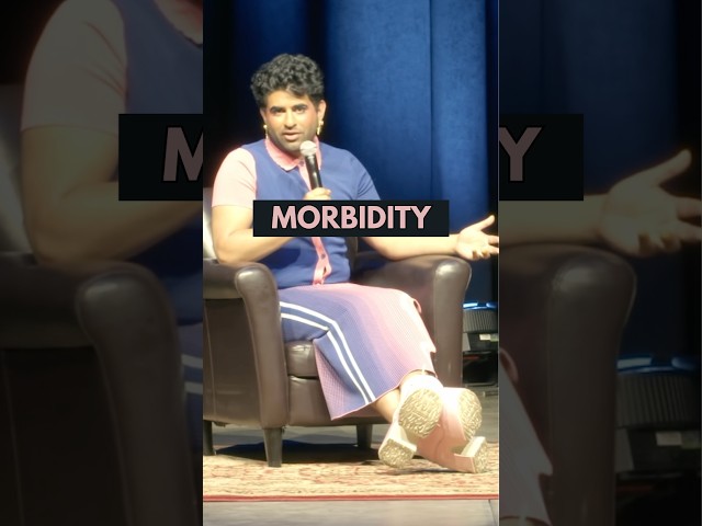 from the perspective of death, all living is standup comedy