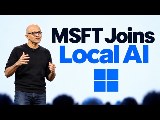 Microsoft Joins the Local AI Push