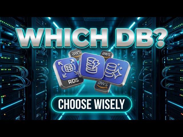 AWS Database Services Explained Choose the Right DB
