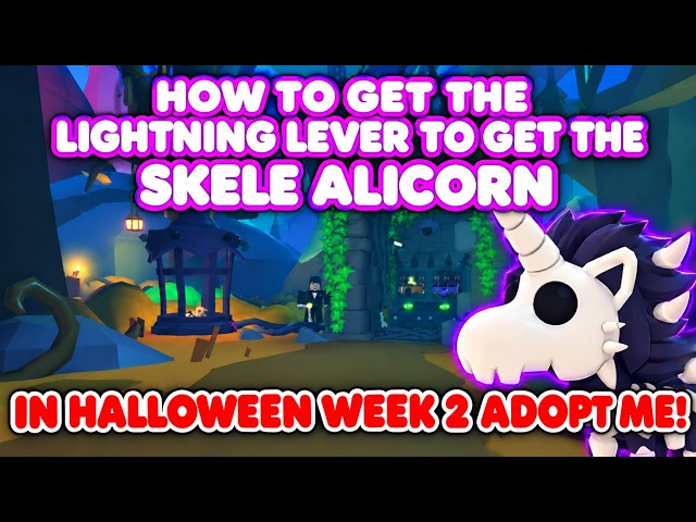 How To Get The Skele-Alicorn With The LIGHTNING LEVER In Adopt Me!
