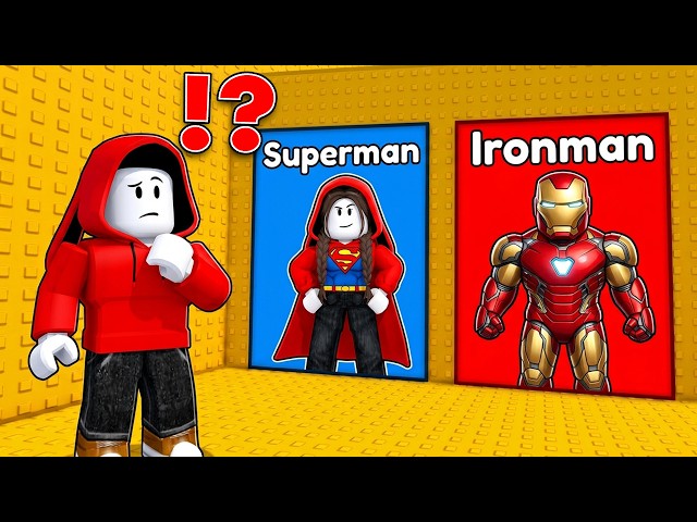 JJ and JJ's Sister: Superhero Tower Obby ?! (Maizen Roblox)