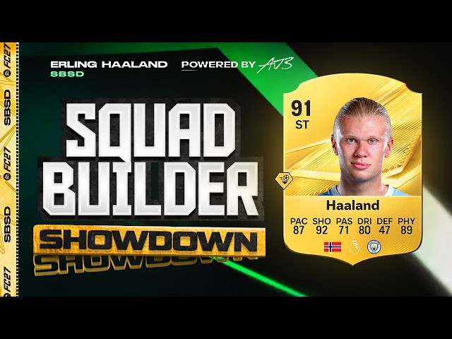 FC27 Squad Builder Showdown! ERLING HAALAND!!!