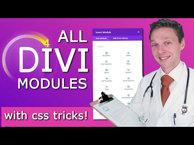 All Divi Modules Overview incl. CSS Tricks - Part 1