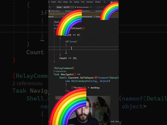 Colorful Braces & Brackets in Visual Studio | #shorts