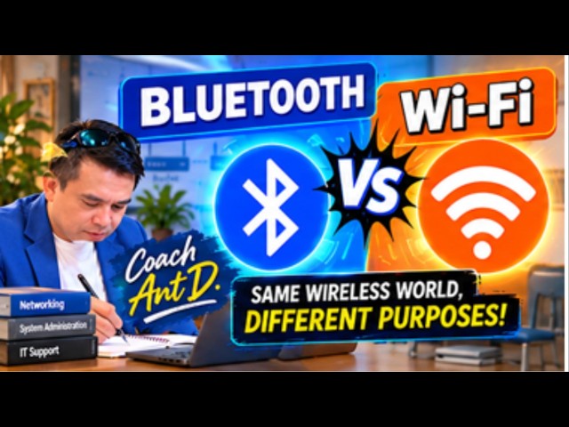 Bluetooth vs. Wi-Fi Explained | What's the Difference? | Networking Basics