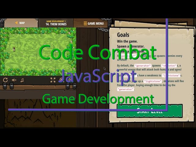 CodeCombat Them Bones Level 14 Game Development Tutorial with Answers in JavaScript