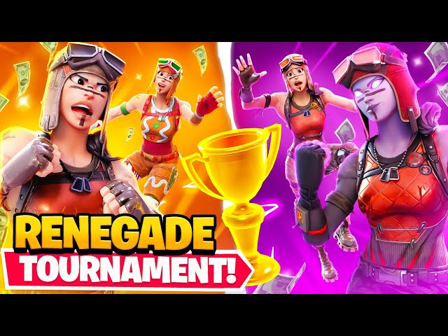 I Hosted a RENEGADE RAIDER ONLY Tournament for $100 in Fortnite... (sweatiest players ever)