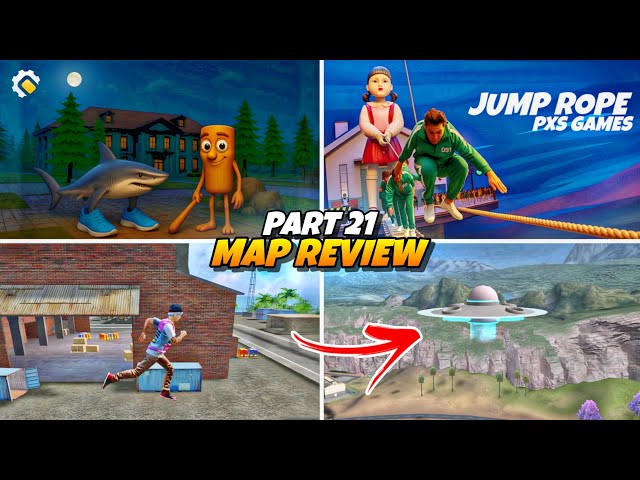 New Craftland Maps Part 21 & more | Freefire SacSo