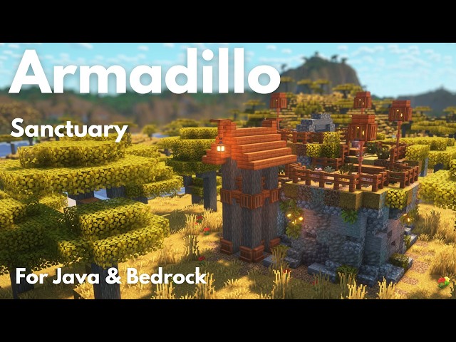 ARMADILLO SANCTUARY | Minecraft Tutorial | Java & Bedrock 26.2