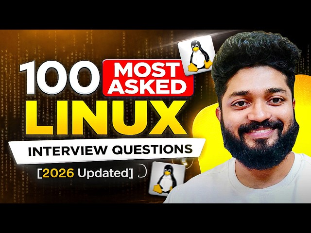 LINUX Interview Questions & Answers | Crack FAANG & Top Product Companies in 2026