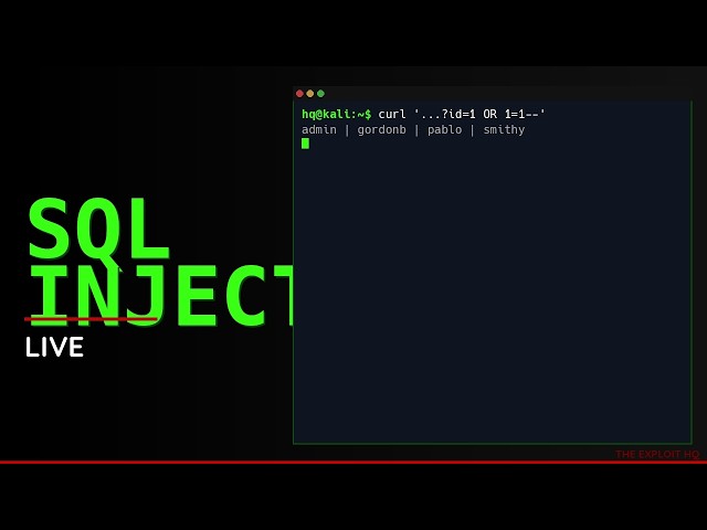 How SQL Injection Works — See It Happen Live
