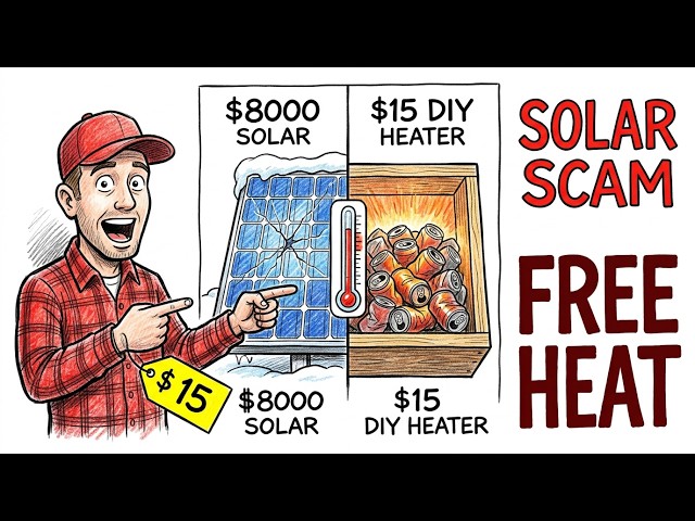 THIS Is What Solar Companies Were Hiding: Empty Soda Cans That Heat Your House for $15
