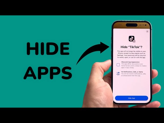 How To Hide Apps on iPhone?