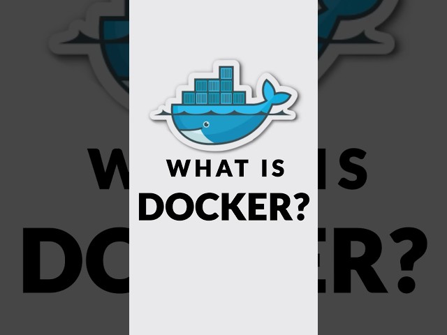 What is DOCKER? (Explained in 1 Minute) #shorts #docker