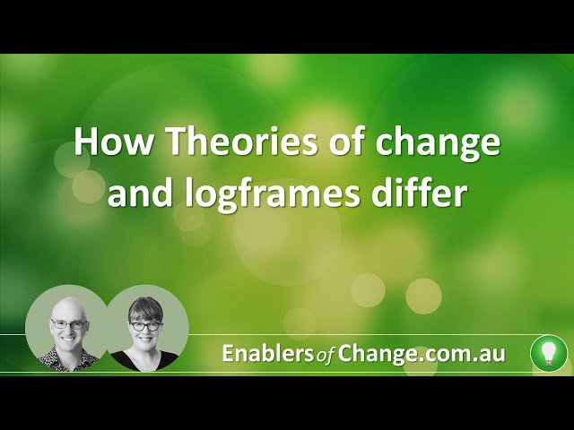 How Theories of change and logframes differ