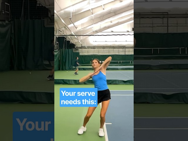 It feels weird, but your serve needs this: