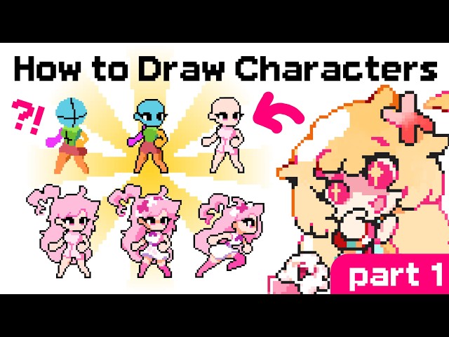 How to Draw PIXEL ART Characters | For BEGINNERS 2026