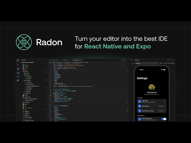 Radon | An IDE for React Native & Expo by Software Mansion