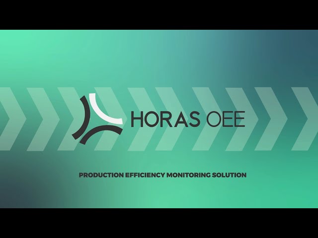 HorasOEE software for production monitoring, downtime tracking and improving KPI's