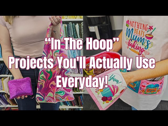 Must-Have Machine Embroidery Projects You’ll Use Every Day | Sweet Talk with Sweet Pea