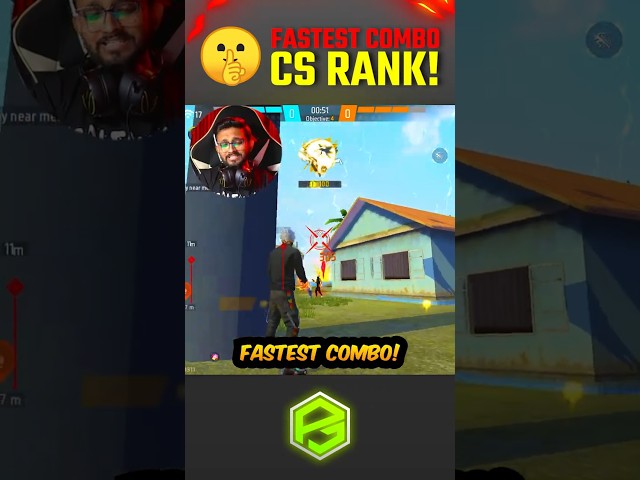FASTEST Character Combo for CS Rank ⚡🔥 | Free Fire MAX