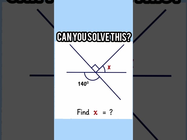 Can you solve this before the time runs out? #YouTubeShorts#Shorts#Reels#TikTokMath#EducationalShort
