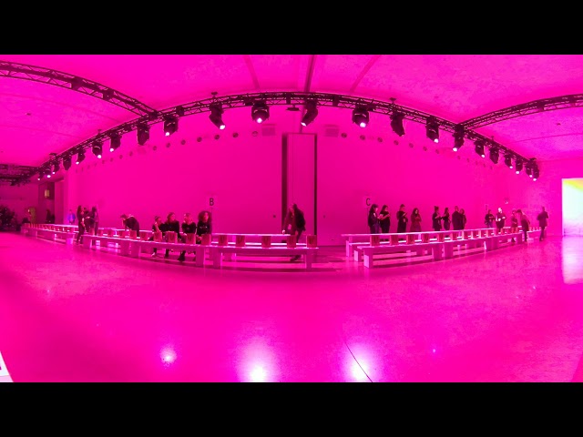 360 Time-Lapse of NY Fashion Week Runway Rehearsal