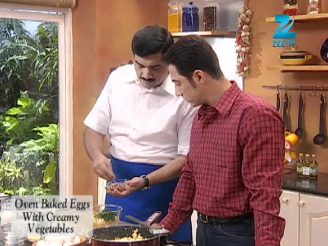 Khana Khazana Ramzan Special - Oven Baked Eggs with Creamy Vegetables