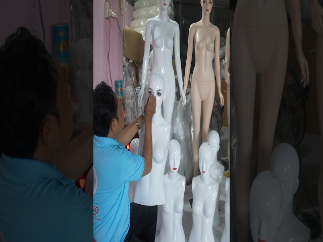 Process of making MANNEQUINS. Mannequins come to life through the hands of Vietnam craftsmen.