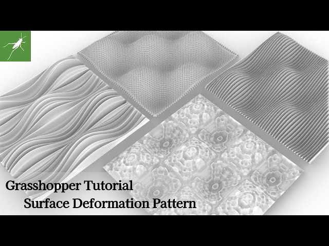 【Grasshopper Tutorial】Surface Deformation Pattern