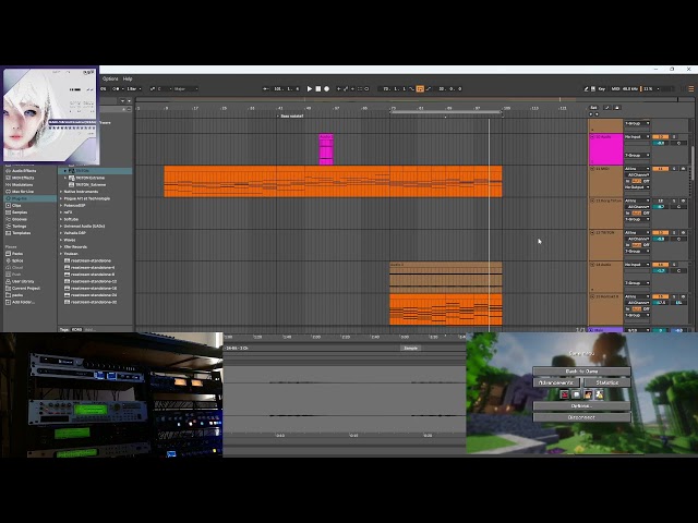 Producing music & Minecraft.